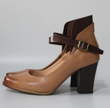 other : Alice | Chaussures Femme Pompes Cuir Élégantes in Marron van Seroa