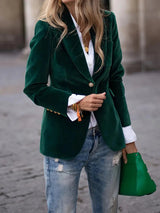 Blazer Élégant en Velours pour Femme 9