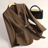 Blazer Femme Chic en Laine 0
