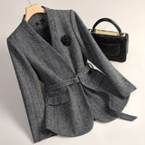 Blazer Femme Chic en Laine 1