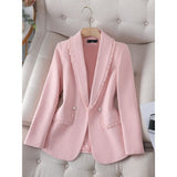 Blazer Femme Élégant avec Franges 6