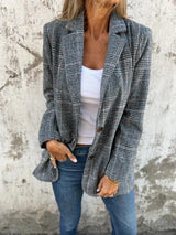 Blazer Noir Femme Élégant Classique 0