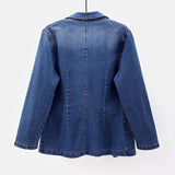 Blazer en Denim Moderne Femme 1