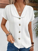 Blouse Femme Ample en Coton Chic 0