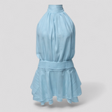 Dione | Robe Femme Mini Élégante en Chiffon