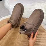 Bottes Décontractées Femmes Doublées Fourrure 3