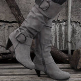 Bottes Femme Élégantes en Daim Confortables 2