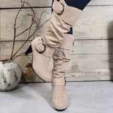 Bottes Femme Élégantes en Daim Confortables 3