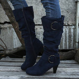 Bottes Femme Élégantes en Daim Confortables 4
