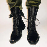 Bottes Femme Talon Élégantes Noires 10 cm 7