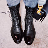 Bottes Femme Talon Élégantes Noires 10 cm 8