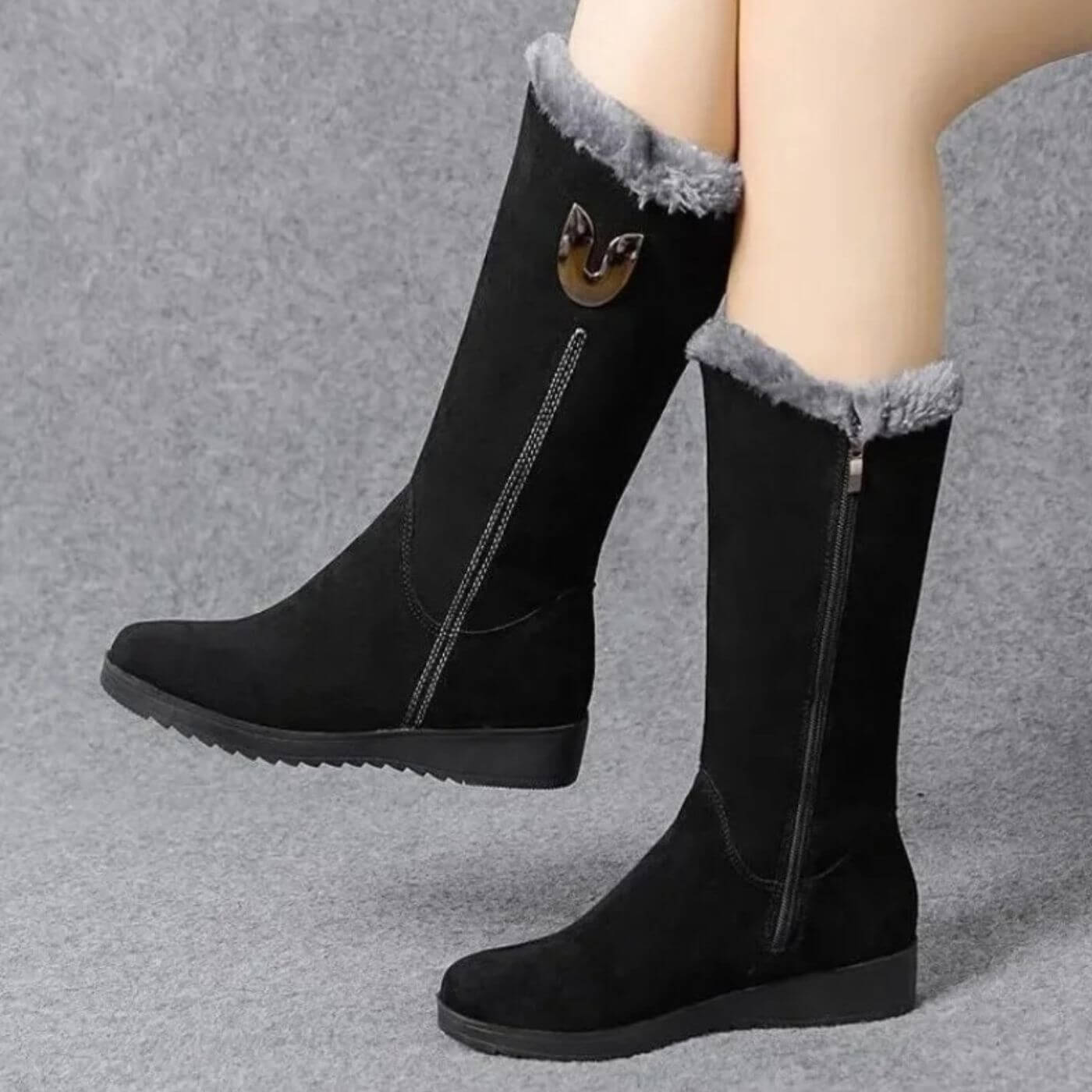Bottes Hiver Femme Confortables Antidérapantes 2