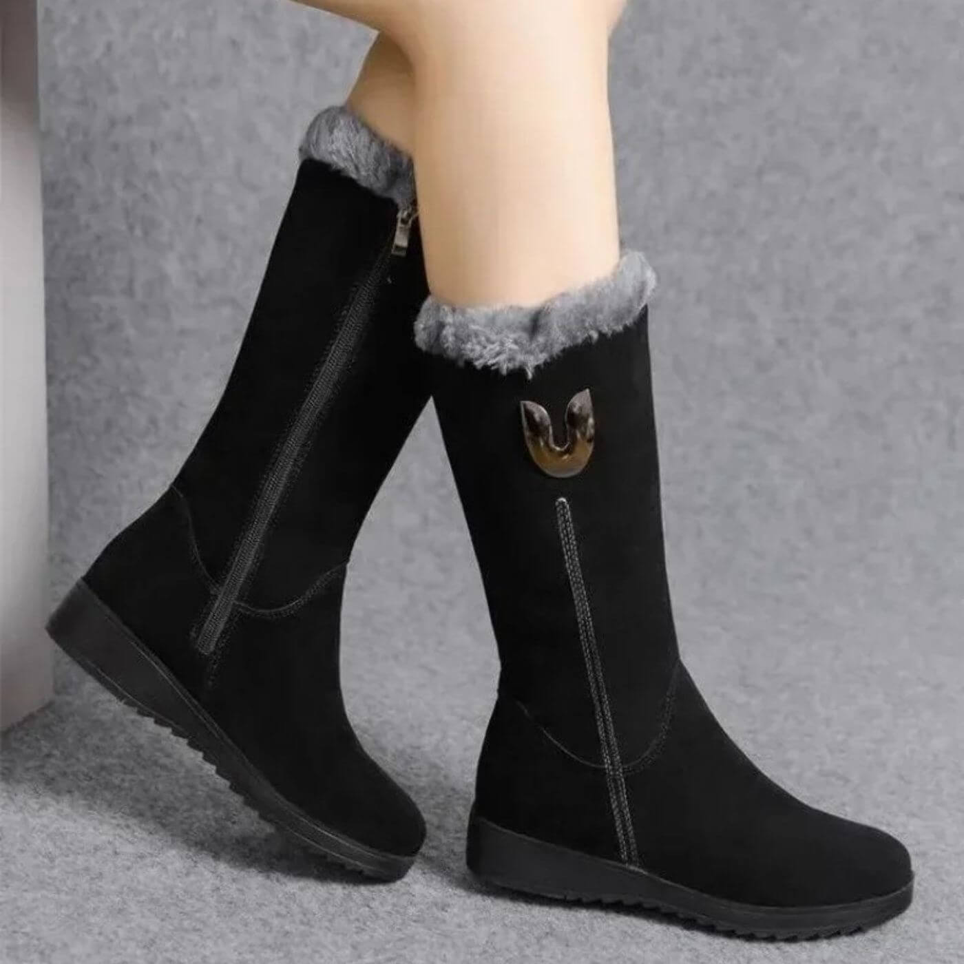 Bottes Hiver Femme Confortables Antidérapantes 3