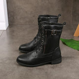 Bottes Hiver Femme Élégantes Noires 8
