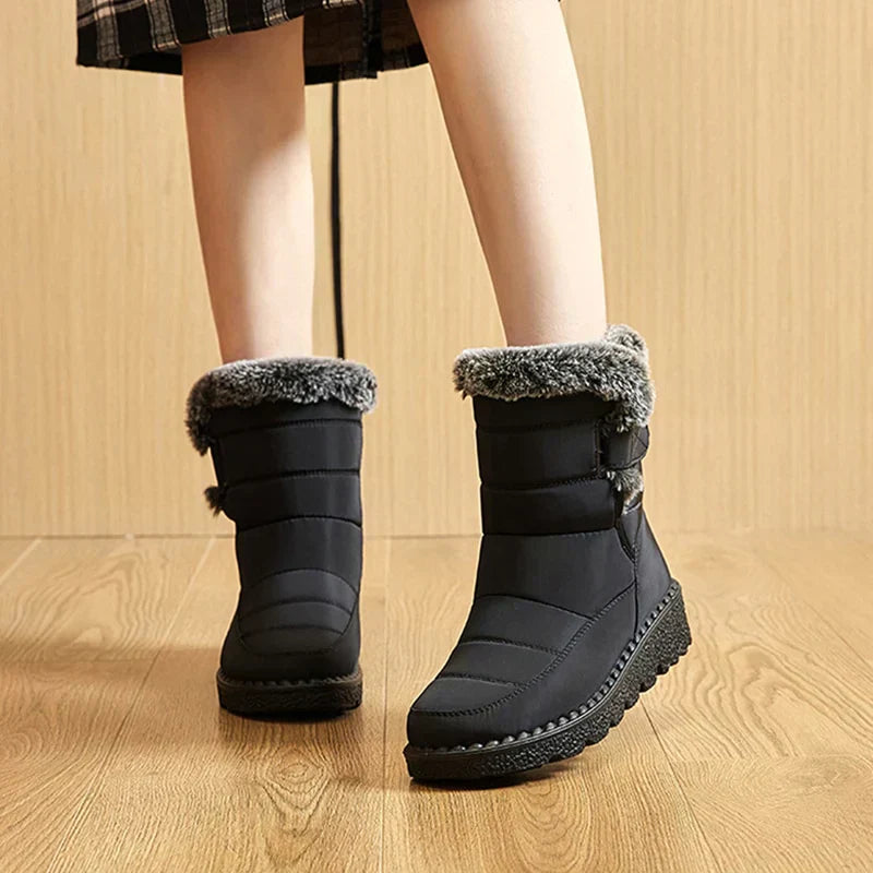 Bottes Hiver Femme Élégantes et Chaudes 3
