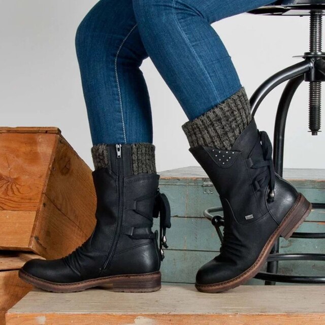 Bottes Hiver Femme Élégantes et Confortables 3