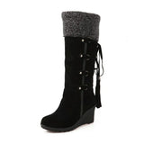 Bottes Noires Élégantes Pour Femmes 4