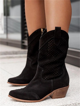 Bottes Noires Femme Modernes Légères 3
