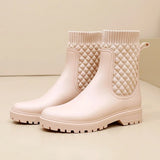 Bottes de Pluie Élégantes Femme en Caoutchouc 1