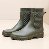 Bottes de Pluie Élégantes Femme en Caoutchouc 2