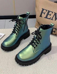 Damenstiefeletten mit Schnürung, Damenschuhe