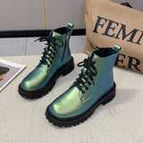 Bottines Élégantes Femme avec Lacets 0