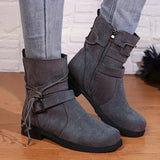 Bottines Élégantes Noires Femme Confortables 3
