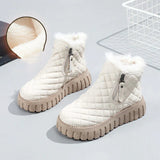 Bottines Femme Élégantes à Carreaux 4