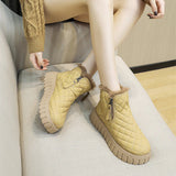 Bottines Femme Élégantes à Carreaux 6