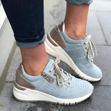 other : Ava | Baskets Femme Confortables in Bleu clair van Seroa