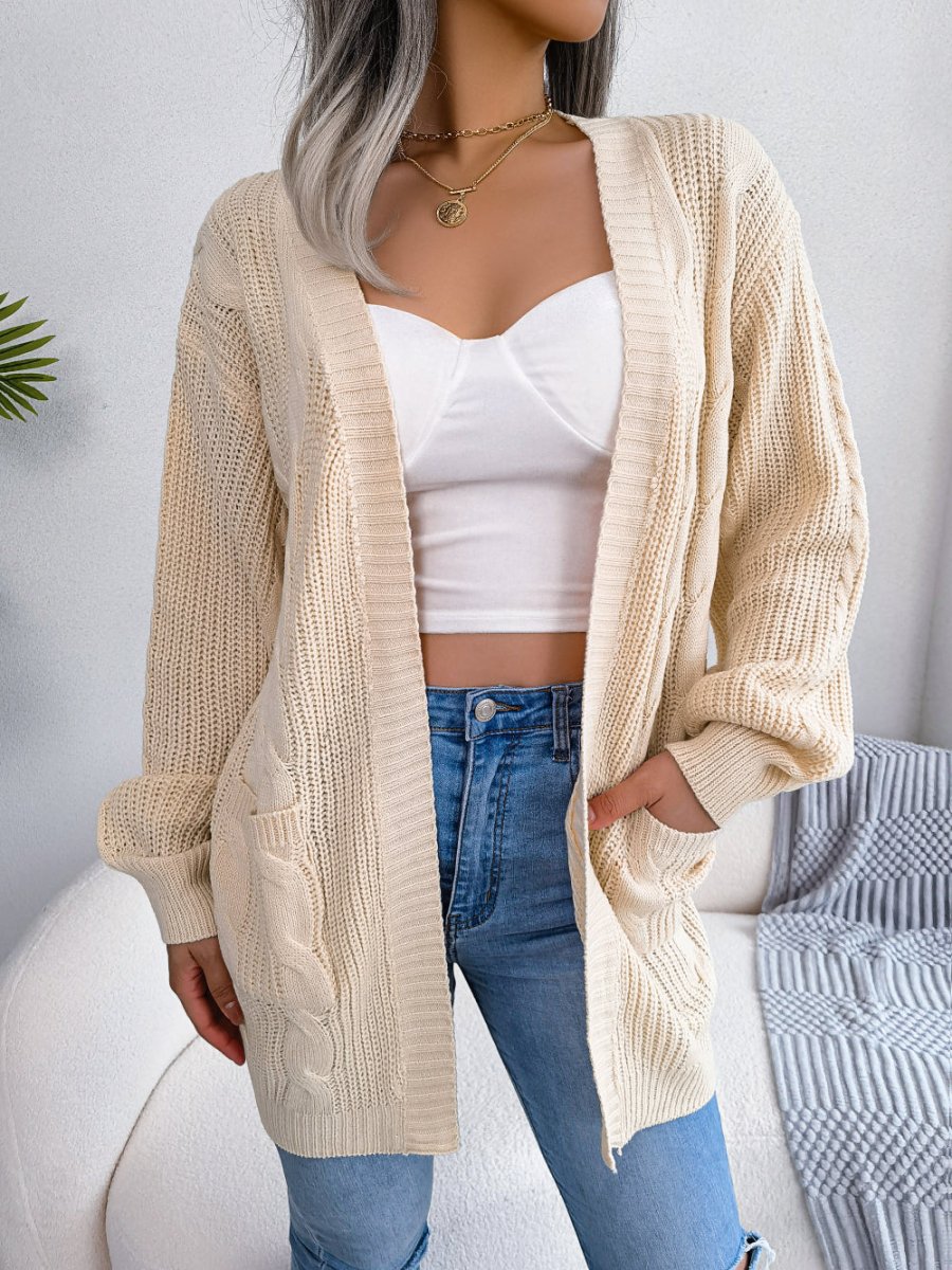 Cardigan Ample en Maille pour Femme 0