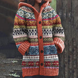 Cardigan Bohème à Capuche pour Femmes 1