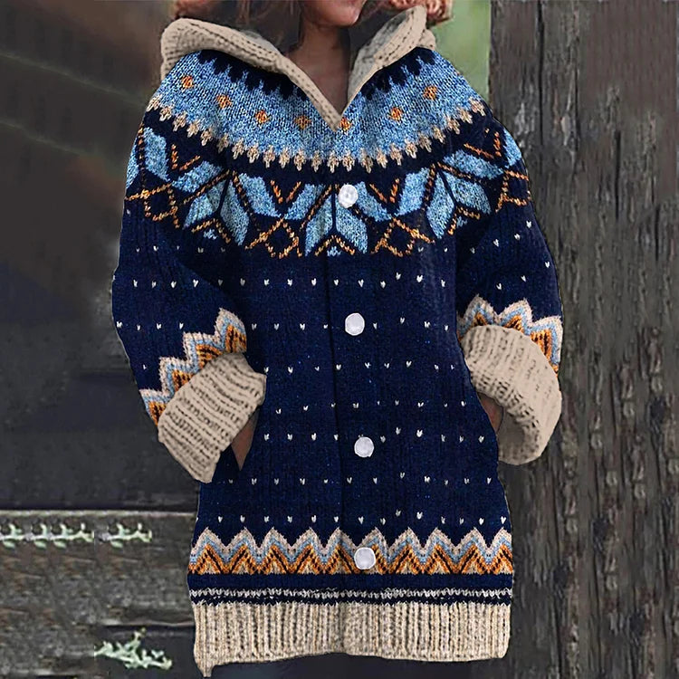 Cardigan Bohème à Capuche pour Femmes 4