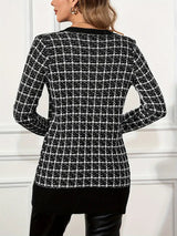 Cardigan Élégant Femme à Manches Longues 1
