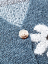 Cardigan Féminin à Motif Floral 7