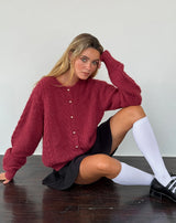 Cardigan Femme Ample Élégant en Maille 0