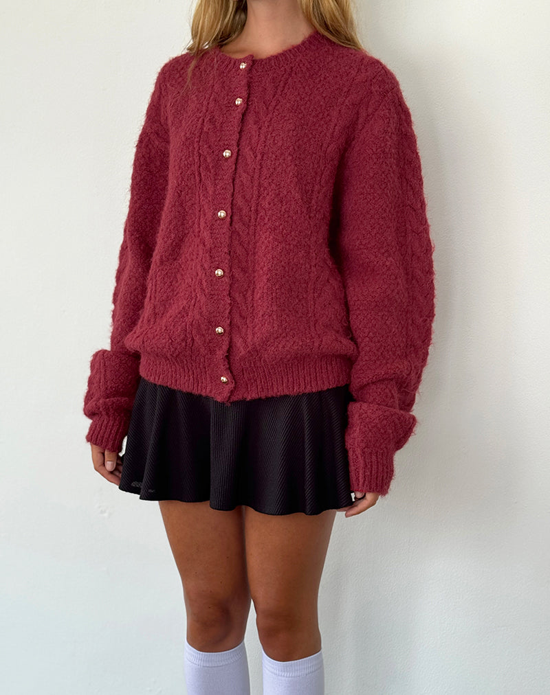 Cardigan Femme Ample Élégant en Maille 1