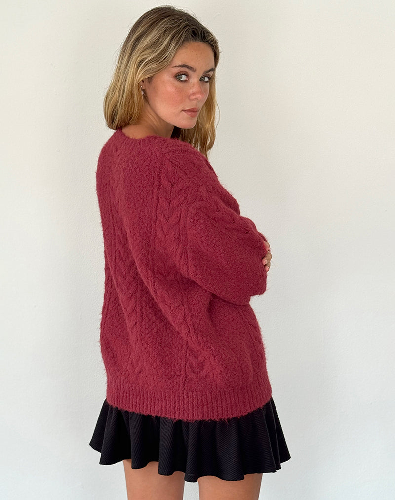 Cardigan Femme Ample Élégant en Maille 3