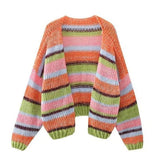 Cardigan Femme Chic Encolure V Mi-Long 0