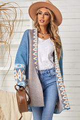 Cardigan Femme Chic Mi-Long Aztèque 0