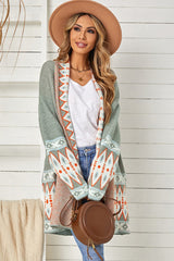 Cardigan Femme Chic Mi-Long Aztèque 2