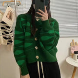 Cardigan Femme Chic à Rayures Élégant 1