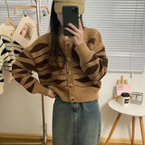 Cardigan Femme Chic à Rayures Élégant 7