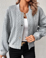 Cardigan Femme Classique avec Boutons 1