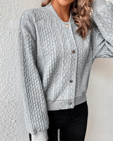 Cardigan Femme Classique avec Boutons 6