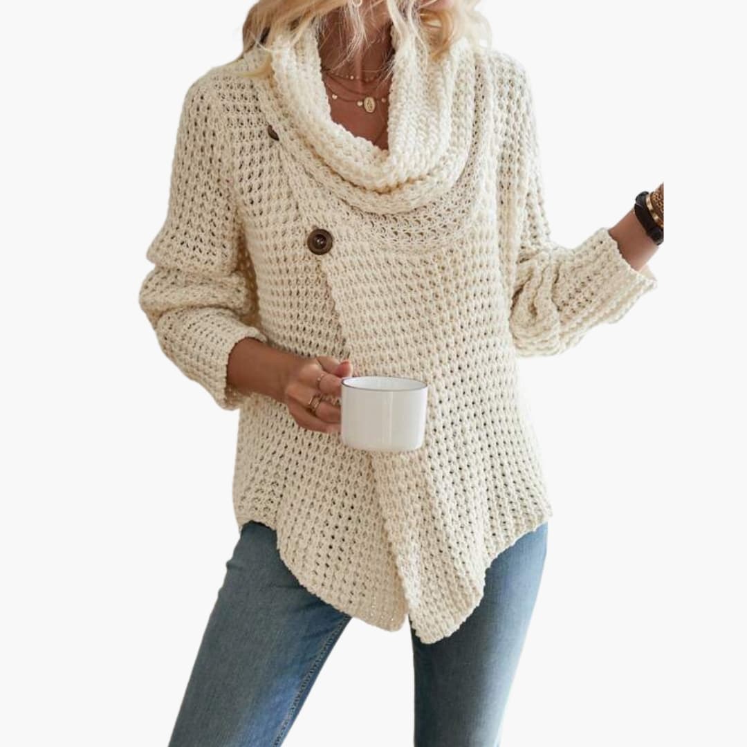 Cardigan Femme Col Châle Élégant 1