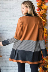 Cardigan Femme Coloré à Rayures Élégant 5