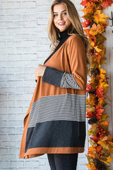 Cardigan Femme Coloré à Rayures Élégant 6