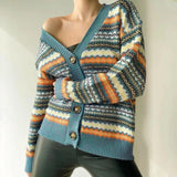 Cardigan Femme Décontracté Col en V 2
