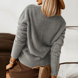 Cardigan Femme Élégant Col V Décontracté 4